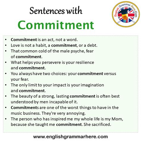 commitment übersetzung|commitment in a sentence.